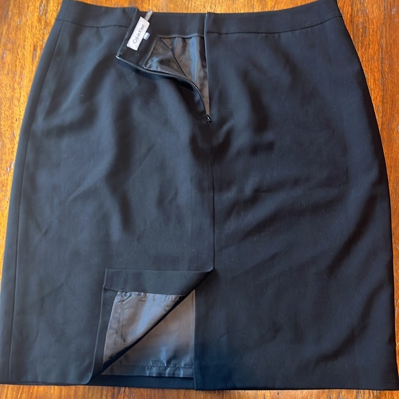 Calvin Klein Black Skirt - Size 12 - Picture 3 of 6